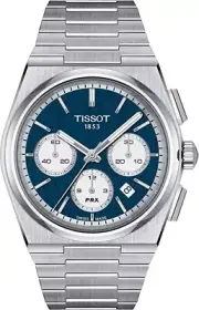 NEW TISSOT T1374271104100 PRX AUTOMATIC CHRONO 42MM BLUE DIAL T137.427.11.041.00