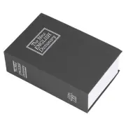 (Password Lock Type) Classic Book-type Steel Safe Simulation Book Black