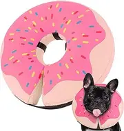 Gimars Large Inflatable Dog Cone Alternative Dog Donut Collar After Surgery, Soft Neck Pillow Recovery Cone, Elizabethan Collar Alternative for Medium Dogs