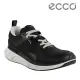 【ecco】BIOM 2.2 W 健步戶外織物皮革休閒運動鞋 女鞋(黑色 83077351094)