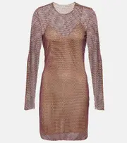 [Stella McCartney] Stella McCartney Sequined minidress AU 2 pink