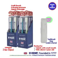 在飛比找蝦皮購物優惠-KENT Compact Toothbrush 12 件裝環