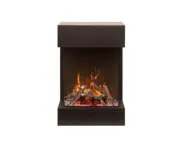 Amantii Smart 25 unit - 11 3/4 in depth 3 sided glass fireplace