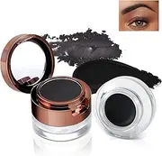 Boobeen Eyebrow Duo Kit - Eyebrow Gel and Powder, Shapes, Defines, Fills Brows for Naturally Looking Color All Day, Water Resistant
