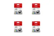 4PK Canon Pixma CL646 Colour Replacement Printer Ink Cartridge 180Page Yield CMY
