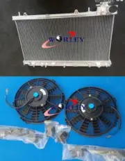 Radiator +2* fans for Subaru Forester SF Impreza Outback L S RS H4 2.5 2.2 99-02 (for: Subaru)