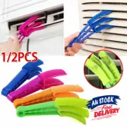 Groove Microfibre Brush Pronged Washable Duster Window Blind Cleaner Blinds AU