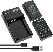 [HTYCSCZ] EN-EL20 EN-EL20a Battery (2 Pack) and Dual USB Charger Kit for Nikon EN-EL20 EN-EL20a Nikon 1 J1 Nikon 1 J2 Nikon 1 J3 Nikon 1 S1 Nikon 1 V3 Nikon Coolpix A Nikon 1 AW1 Coolpix P1000