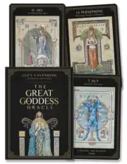GREAT GODDESS ORACLE KIT Deck Card Book Set Divine Feminine magic tarot cards