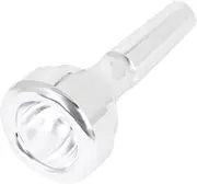 Qianly Cornet Mouthpiece Tuba Mouthpiece Brass Mouthpiece Silver Plate Mouthpiece for Professional Player
