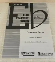 Concerto Petite by Leroy Ostransky for Eb Alto Clarinet and Piano