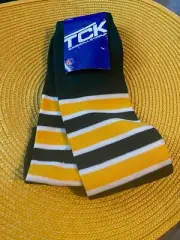 TCK Baseball Stirrup Socks Yellow and Green