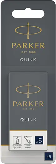 Parker Quink Fountain Pen Refill BLUE BLACK 1950404