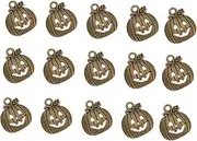 [JEWEDECO] Decorative Jewelry Charms Diy Pumpkin Pendants 100pcs Beads Keychains for Necklace Bracelet
