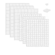 3D Double Sided Adhesive Sticky Foam Squares-Small and Large Squares Set,6 Sheet