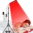 LED Light Therapy Lamp Bulb 660nm Deep Red 850nm Infrared Pain Relief Socket rfd