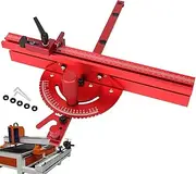 Aufquwk Precision Miter Gauge,Extension Fence System | Extension Fence System with Telescoping Fence, Marking Scale, Miter Gauge for Woodworking Tool