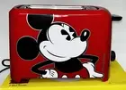 Disney Mickey Mouse 2 Slice Toaster Makes Mickey Ears on Toast Bagels New In Box