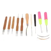 12pcs Dreadlocks Tool Set Dreadlocks Crochet Hook Hair Locking Tool Kit For DP3