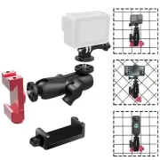 Upgraded Aluminum Fence Mount - iPhone Fence Mount Compatible with GoPro 12 1...