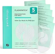 Flashpatch Rejuvenating Eye Gels by Patchology for Unisex - 5 Pair Patches