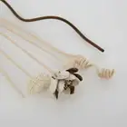 6Pcs Lotus Flower Rattan Reed Diffuser Stick Rod Refill Bathroom Fragrance Decor
