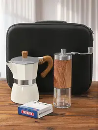 在飛比找Yahoo奇摩拍賣-7-11運費0元優惠優惠-Mongdio摩卡壺煮咖啡壺家用小型手沖收納咖啡萃取杯咖啡粉