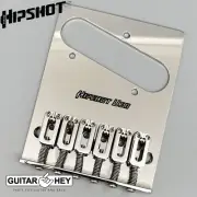 NEW Hipshot Telecaster® Retrofit Bridge 3 Mount Hole - STAINLESS STEEL