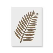 Tropical Leaf Stencil - Durable & Reusable Mylar Stencils