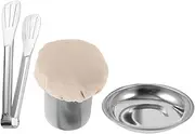 Multifunctional Pancake Cooking Tool Set Oil Wiper Brush and Food Tong for Home BBQ Restaurant