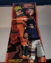 Naruto Ultimate Ninja 2 PS2 Print Ad double sided poster Anime Promo Art Rare✔