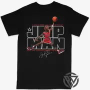 Jordan Tee Shirt JMP MAN Bred Chicago Bulls Mike Michael( BF ) T-shirt