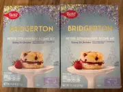 New - Lot of 2 -Betty Crocker Bridgerton Baking Kits Petite Strawberry Scone Kit