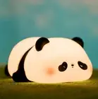 Cute Panda Night Light, LED Squishy Novelty Animal Night Lamp, 3 Level Dimmable