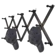 Accordion Wall Hanger,14 Hooks Wooden Hanger Wall Mount Space Saver,16 inch