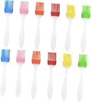Silicone Basting Brush 12-Piece Baking Tool Set Heatproof Utensils Non-Stick Food Grade Mixed Colors