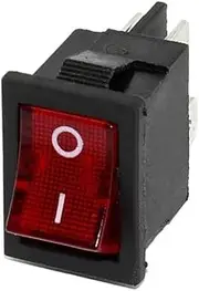 BKUANE KCD1 Rocker Switch 10A 250V 4 feet on -Off Mini Power switches with led Light(Yellow)