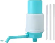 Drinking Water Pump - Water Bottle Pump | Leakproof Hand Press Bottled Waters Pumps | Bottles Waters Dispenser Pumps System, Protective Spout Cover, Adjustable Tube Length
