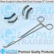 Lahey Gall Duct Forceps 9" Curved Longitudinal Serrations Surgical Instruments