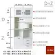 【優彼塑鋼】(D+Z)上下自由搭系列。日式收納櫃/電器櫃/櫥櫃/防水櫃/防白蟻蛀蟲/南亞塑鋼/台灣製MIT