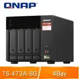 在飛比找遠傳friDay購物精選優惠-QNAP 威聯通 TS-473A-8G 4Bay NAS網路