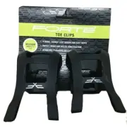 NEW Forte Toe Clips Medium Black (Men's 7.5 - 9.5) 37-7600 NWT