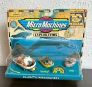 Micro Machines Exploration #4 Arctic Researchers Galoob Toys 1996 new in package