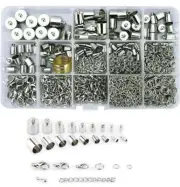Lollibeads® (1000 Pcs) Silver Plated Barrel Leather Cord Ends Cord End Cap...