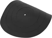 SEWACC 1pc Silicone Turntable Pad Mat for Vinyl Record Players Anti- Design Safe Material Thickness for Preventing Record Slipping and Enhancing Audio Quality
