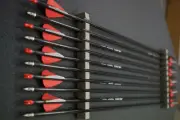 12 X 31inch CARBON ARROWS 2" BLASER, BOHNING NOCK COMPOUND OR RECURVE BOW TARGET