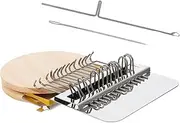 Angoily 1Set Wooden Knitter Mini Weaving Machine for Handmade Craft Tool for Boys for Sewing Projects Create Unique Patterns with Durable Design