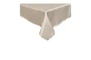 Jacquard Table Cloth Mist Taupe 150 x 270 cm