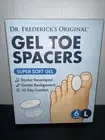 Gel Toe Separators - 6 Pcs - Gel Toe Spacers - Temporary Bunion Corrector