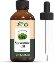 Organic Zing Spearmint (Mentha Spicata) Oil | Pure & Natural Essential Oil for Aroma, Diffusers & Haircare- 30ml/1.01fl oz